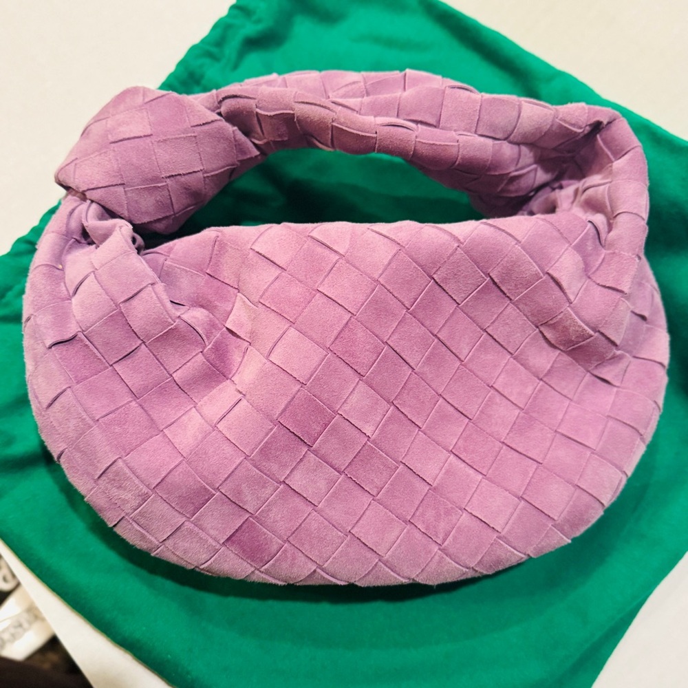 Inspired Woven Suede Leather Jodi Style Bag.
